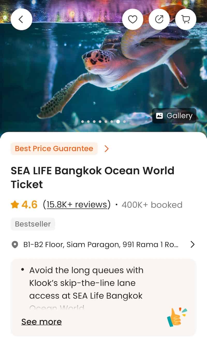 sea life bangkok - klook sea life bangkok - klook